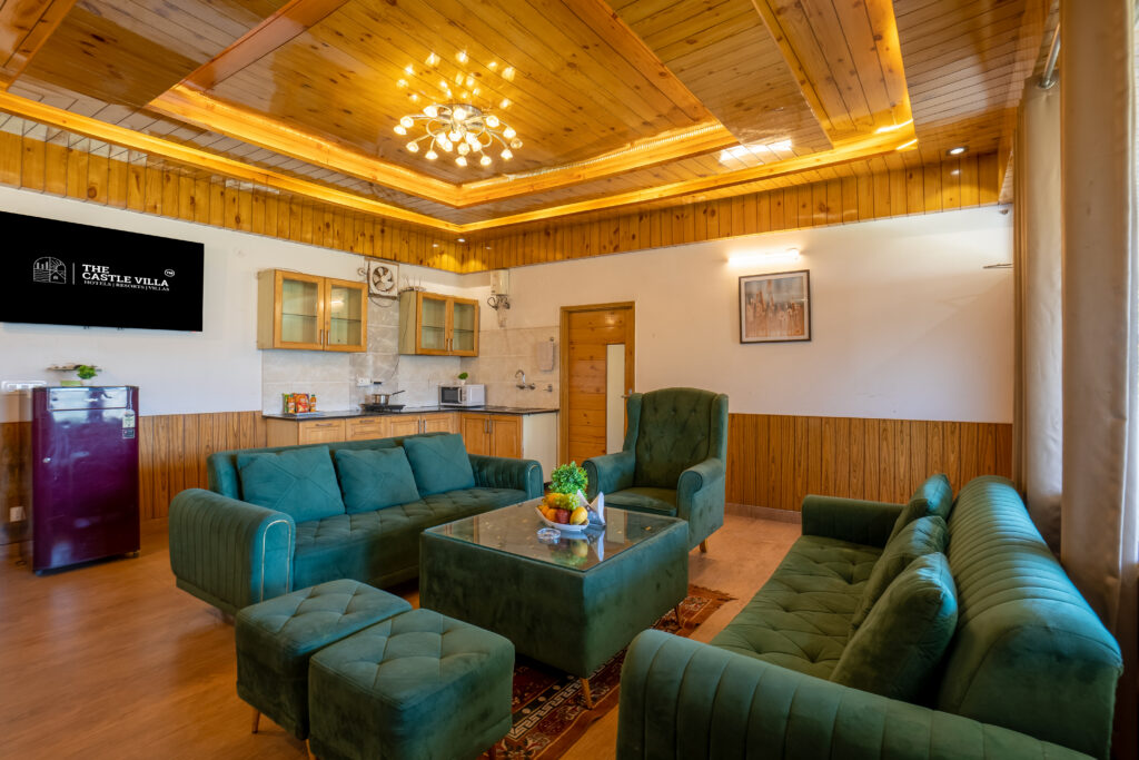 the castle villa living area