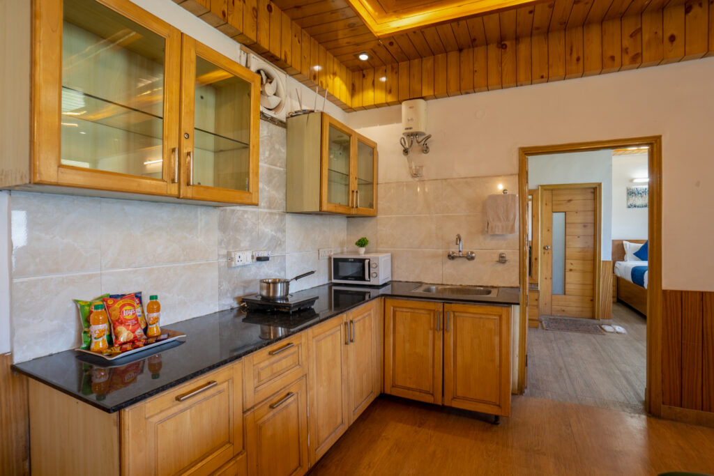 the castle villa kasauli kitchen