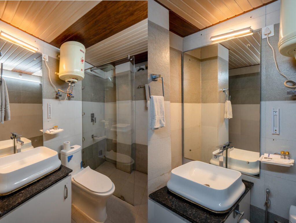 the castle villa kasauli bathrooms