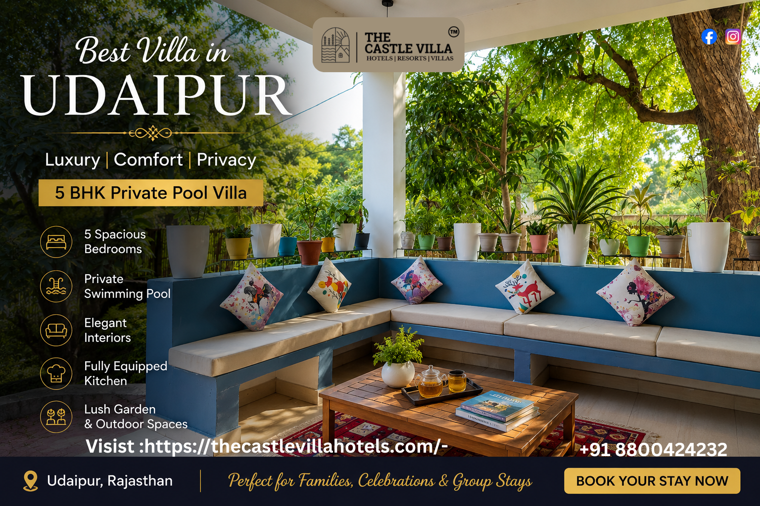 5 BHK Villa in Udaipur