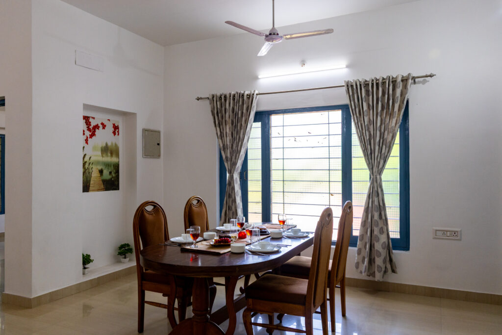 dining Area| The Castle villa Udaipur