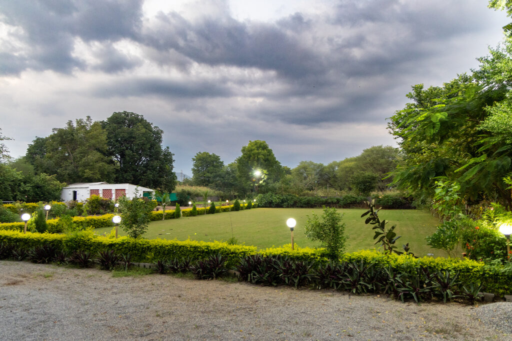 the castle villa udaipur garden