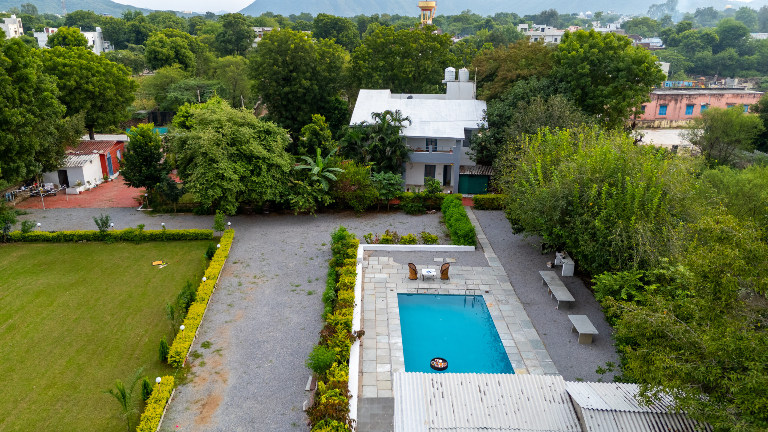 Best villa in udaipur with swimming Pool | The Castle villa