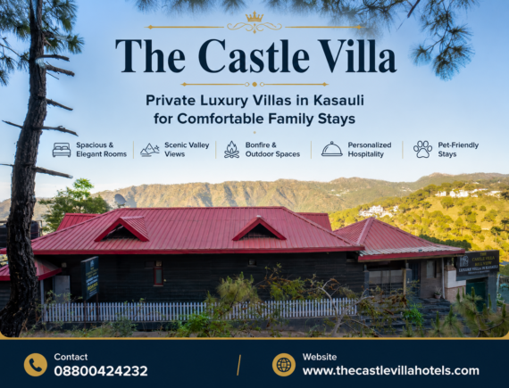 Kasauli best private villas, The Castle Villa kasuali