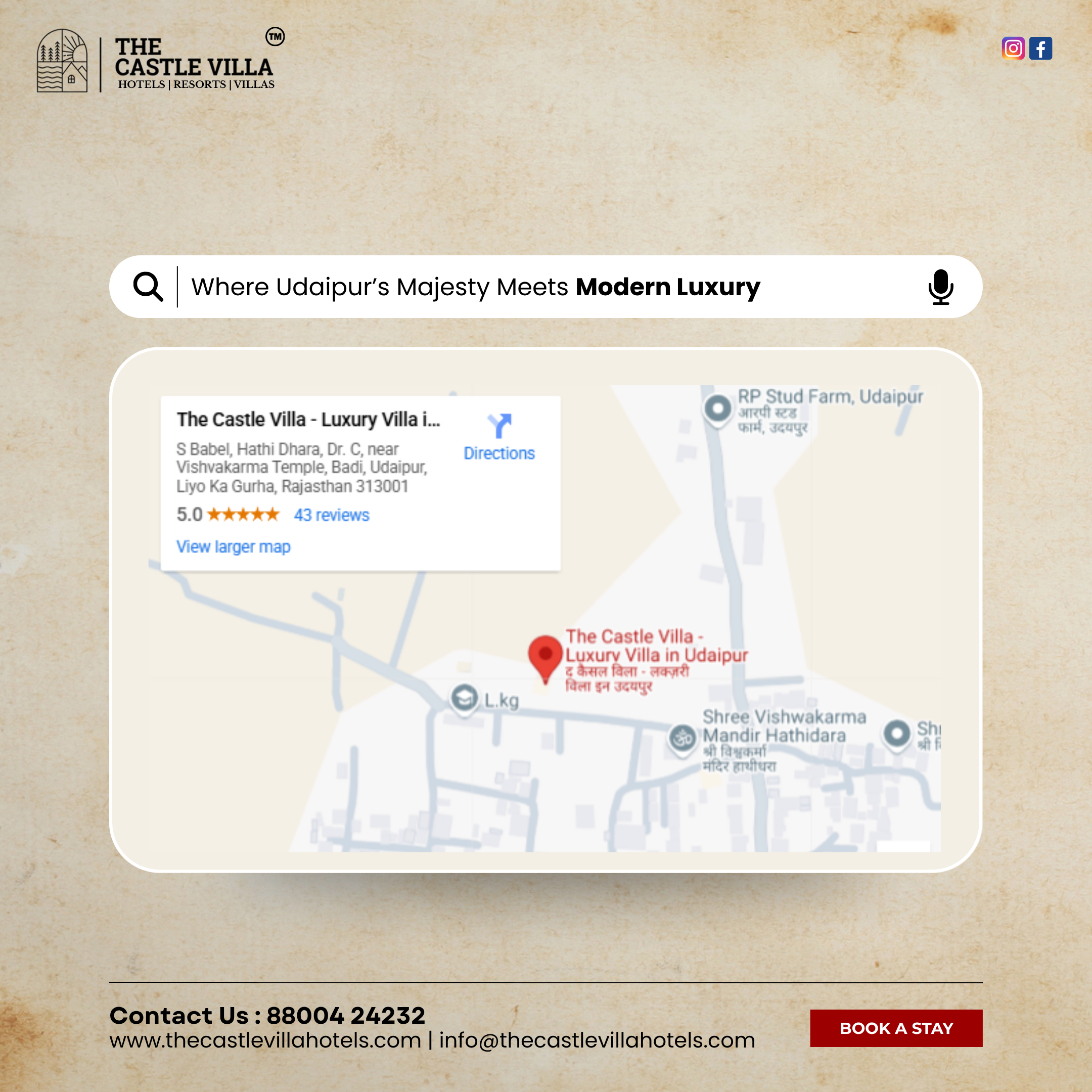 Best 5 star villa in udaipur