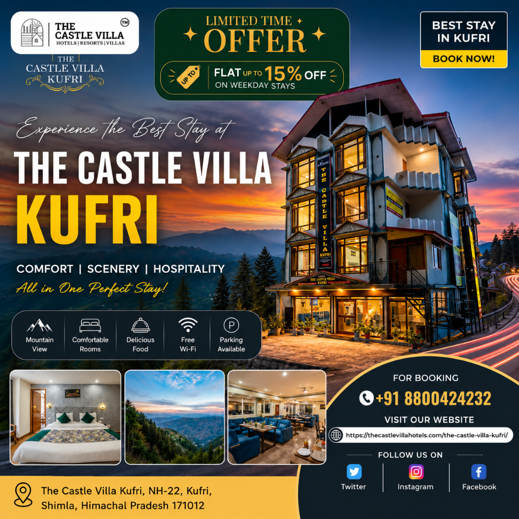 Best Hotel in Kufri Under 1000