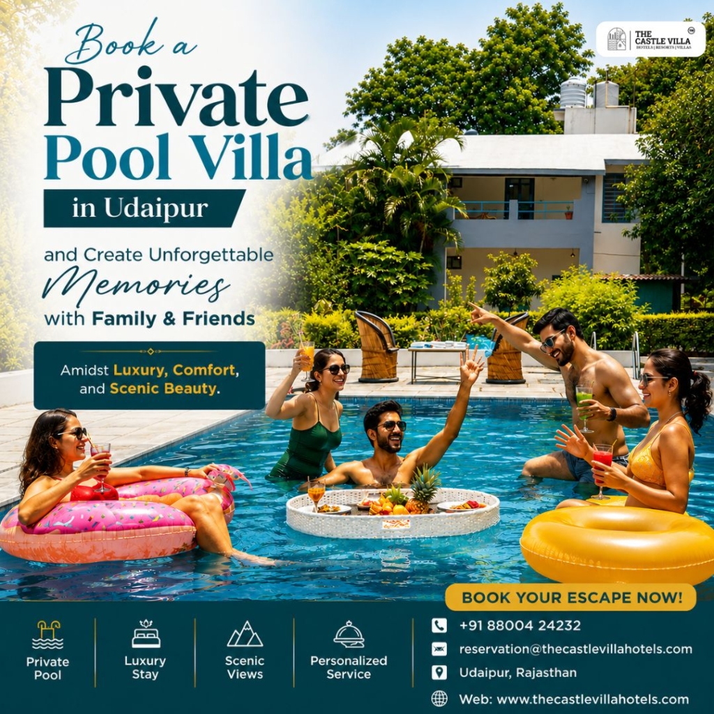 Premium Villa in Udaipur with Private Swimming Pool